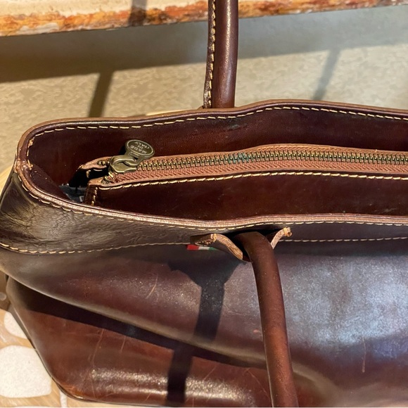 Florence Italy leather handbag vintage - Picture 11 of 16